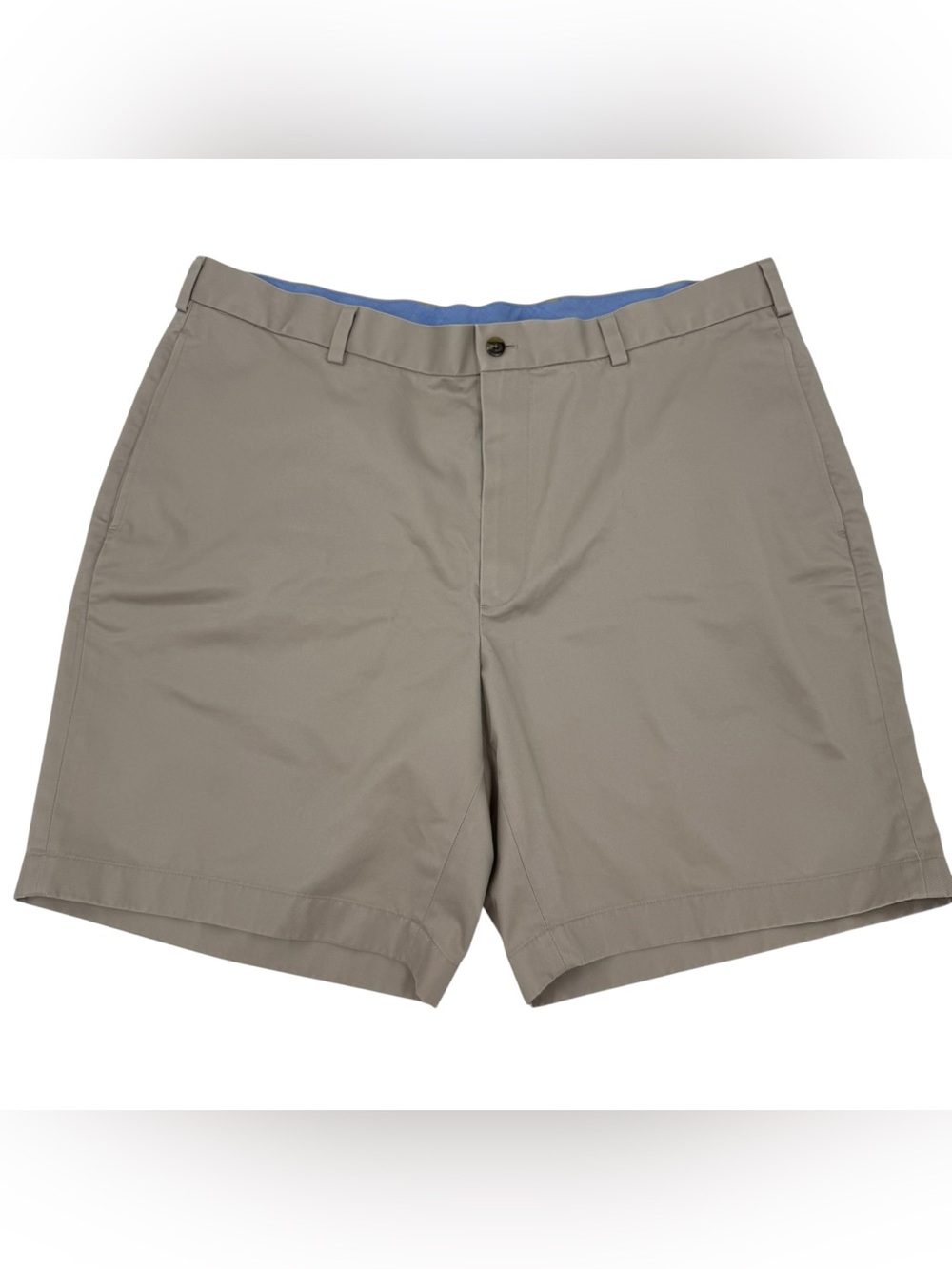 Brooks Brothers Size 40 Lightweight Advantage Chino Shorts khaki tan cotton